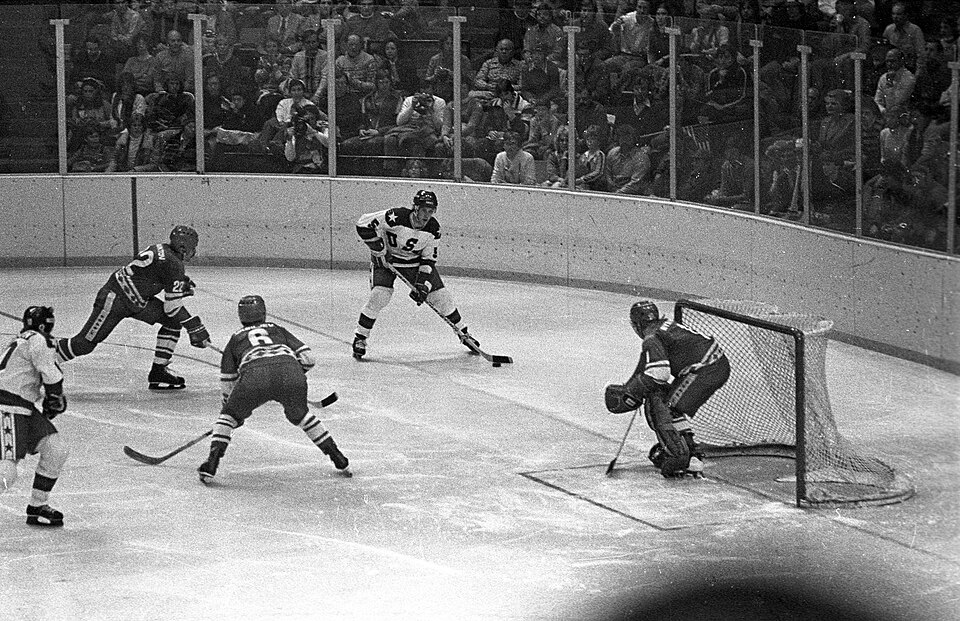 The 1980 US Olympic hockey team — college players in a tournament that had been won for years by a professional state programme.